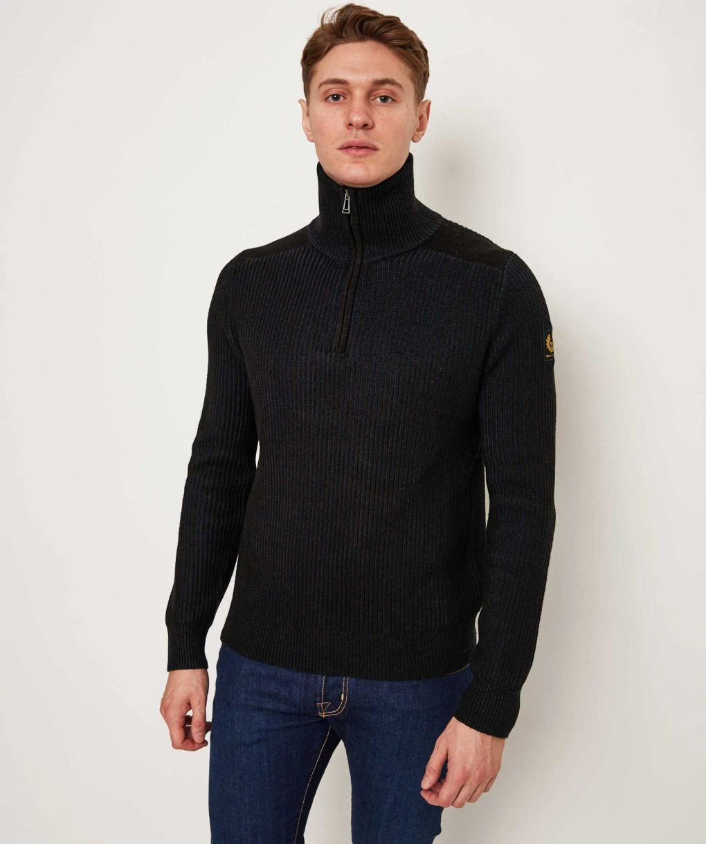 BELSTAFF Half-Zip Stanley Jumper 4 BELSTAFF Half-Zip Stanley Jumper - Image 2