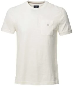 Hackett Cotton Linen Pocket T-Shirt