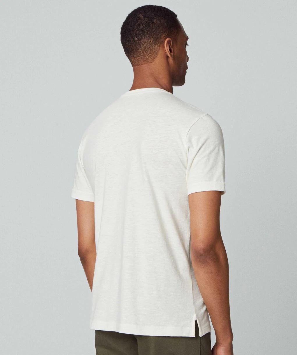 Hackett Cotton Linen Pocket T-Shirt 5 Hackett Cotton Linen Pocket T-Shirt - Image 3