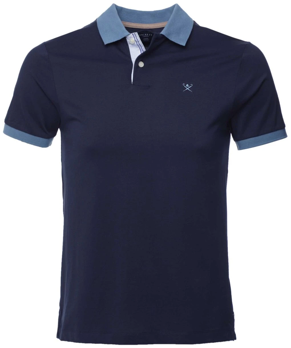 Hackett Selvedge Placket Polo Shirt 3 Hackett Selvedge Placket Polo Shirt
