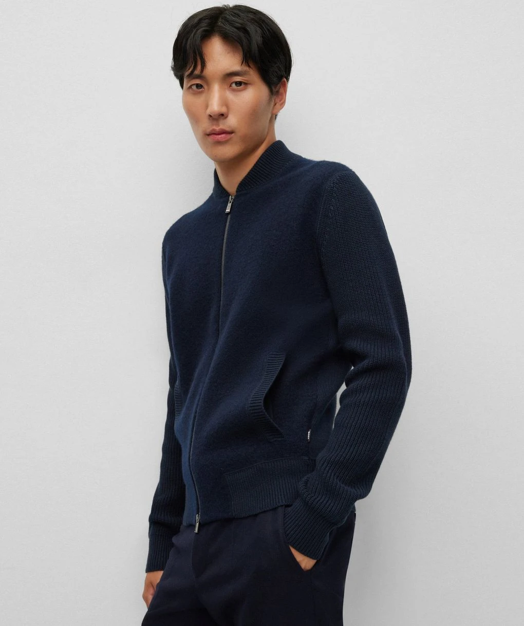 Boss Meraviglio Bomber Cardigan 4 Boss Meraviglio Bomber Cardigan - Image 2