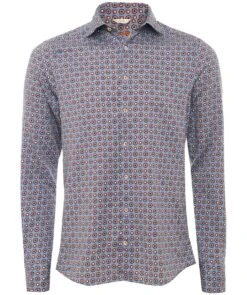 Slimline Oxford Floral Shirt
