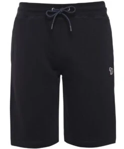 PAUL SMITH Organic Cotton Zebra Sweat Shorts