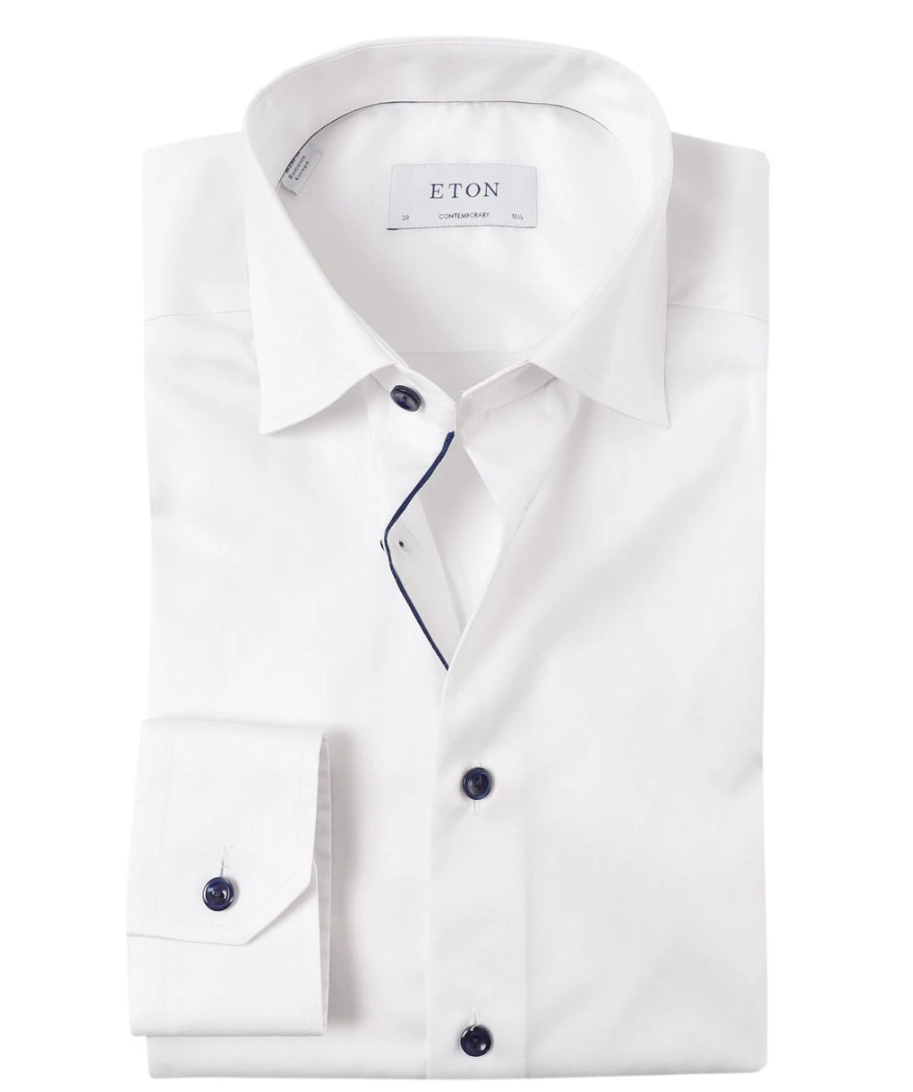 ETON Contemporary Fit Twill Shirt 3 ETON Contemporary Fit Twill Shirt