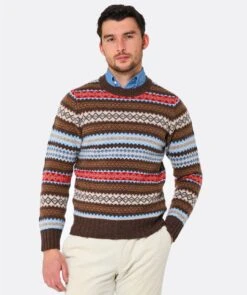 Lambswool Fair Isle Lucas Jumper -Bossz Clothing Shop Eu8uCB19PgNUIoYsCBFh78rfVaCOgs2l0kZiqbqK