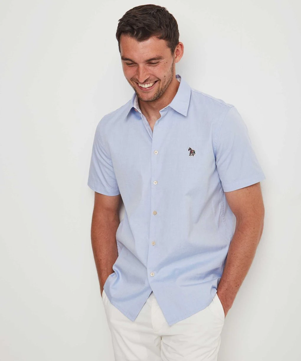 PAUL SMITH Short Sleeve Zebra Shirt 4 PAUL SMITH Short Sleeve Zebra Shirt - Image 2