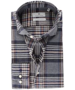 Cashmere Blend Check Shirt
