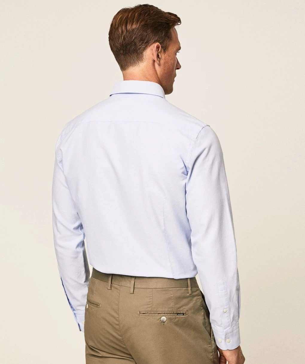 Hackett Slim Fit Washed Oxford Shirt 5 Hackett Slim Fit Washed Oxford Shirt - Image 3