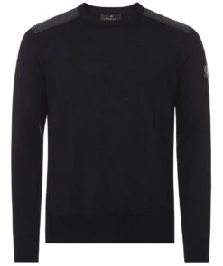 BELSTAFF Merino Crew Neck Kerrigan Jumper