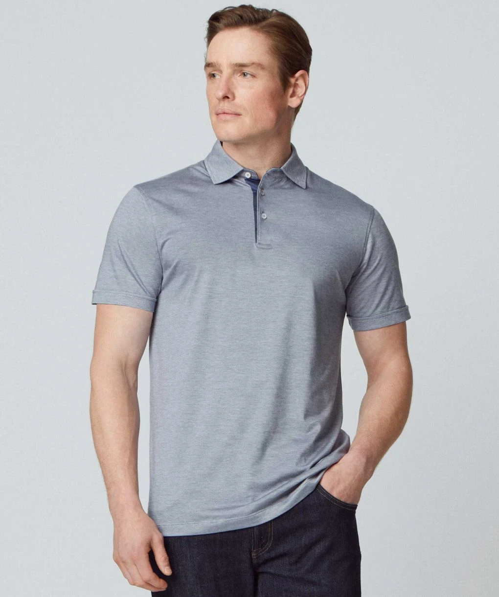 Hackett Fil á Fil Polo Shirt 4 Hackett Fil á Fil Polo Shirt - Image 2