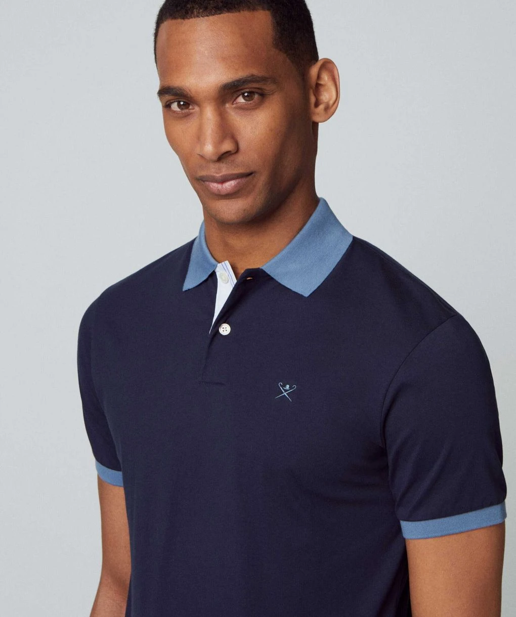 Hackett Selvedge Placket Polo Shirt 7 Hackett Selvedge Placket Polo Shirt - Image 5