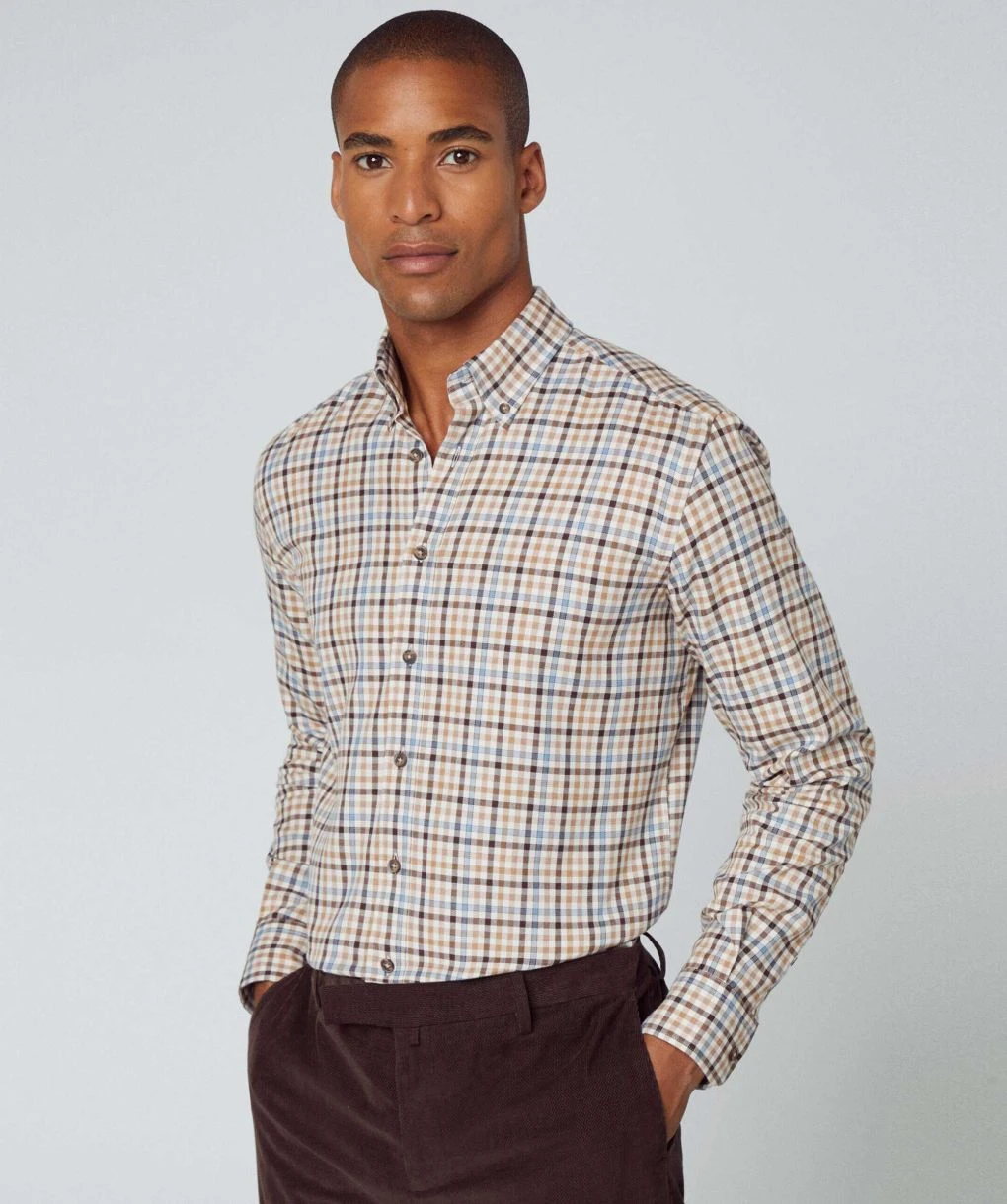 Hackett Flannel Gingham Shirt 4 Hackett Flannel Gingham Shirt - Image 2