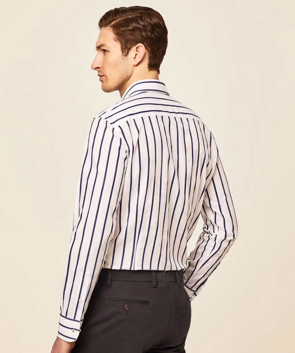 Hackett Slim Fit Bold Stripe Shirt 5 Hackett Slim Fit Bold Stripe Shirt - Image 3