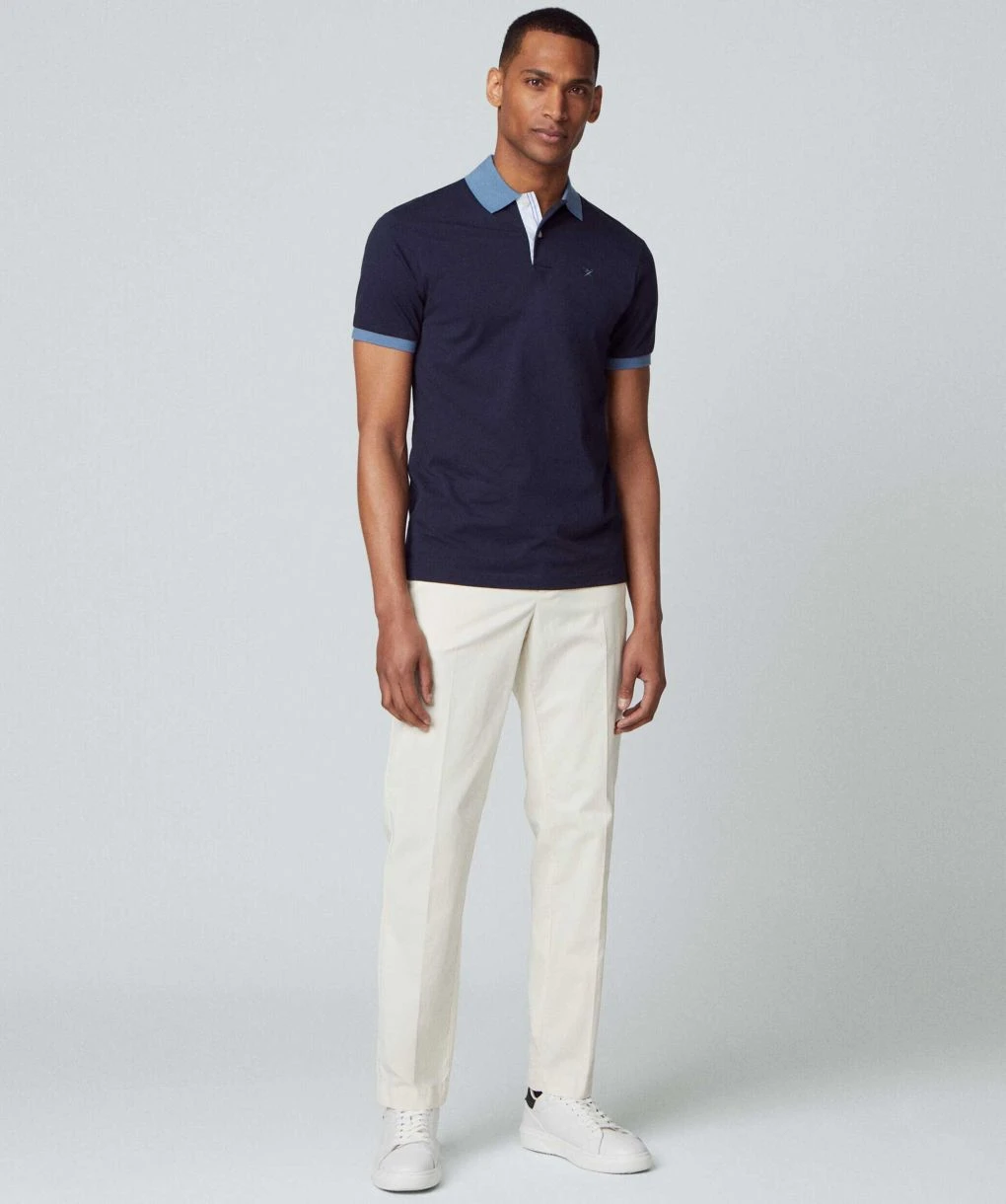 Hackett Selvedge Placket Polo Shirt 6 Hackett Selvedge Placket Polo Shirt - Image 4