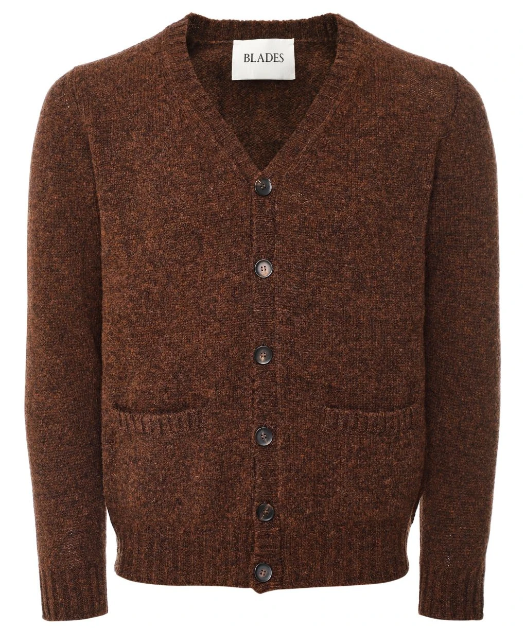 Virgin Wool Shetland Cardigan 3 Virgin Wool Shetland Cardigan