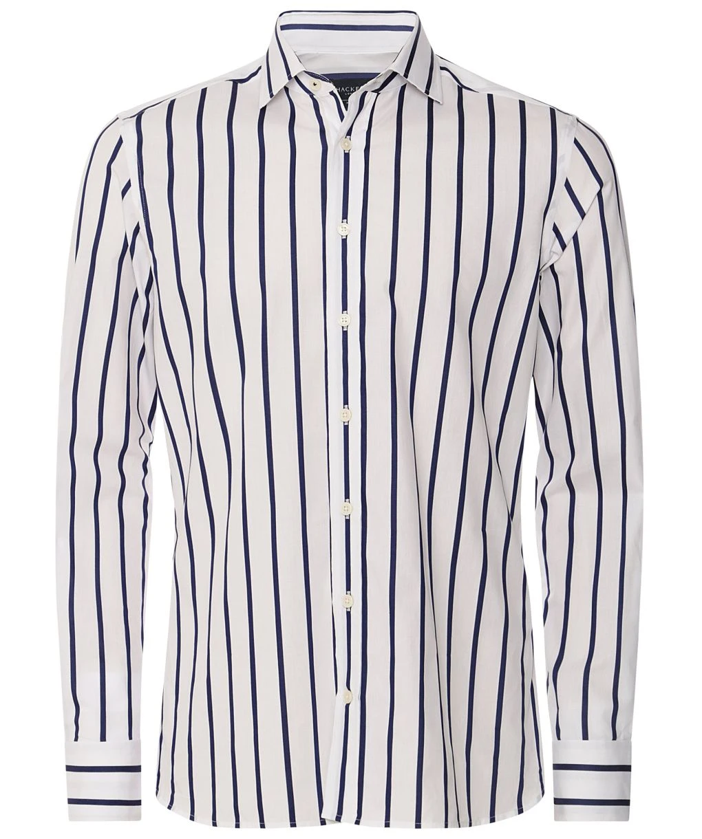 Hackett Slim Fit Bold Stripe Shirt 3 Hackett Slim Fit Bold Stripe Shirt