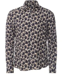 Slimline Linen Palm Shirt