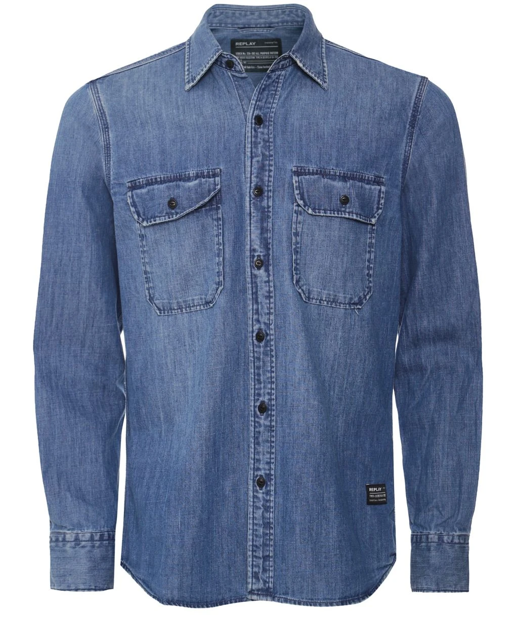 Replay Western Denim Shirt 3 Replay Western Denim Shirt