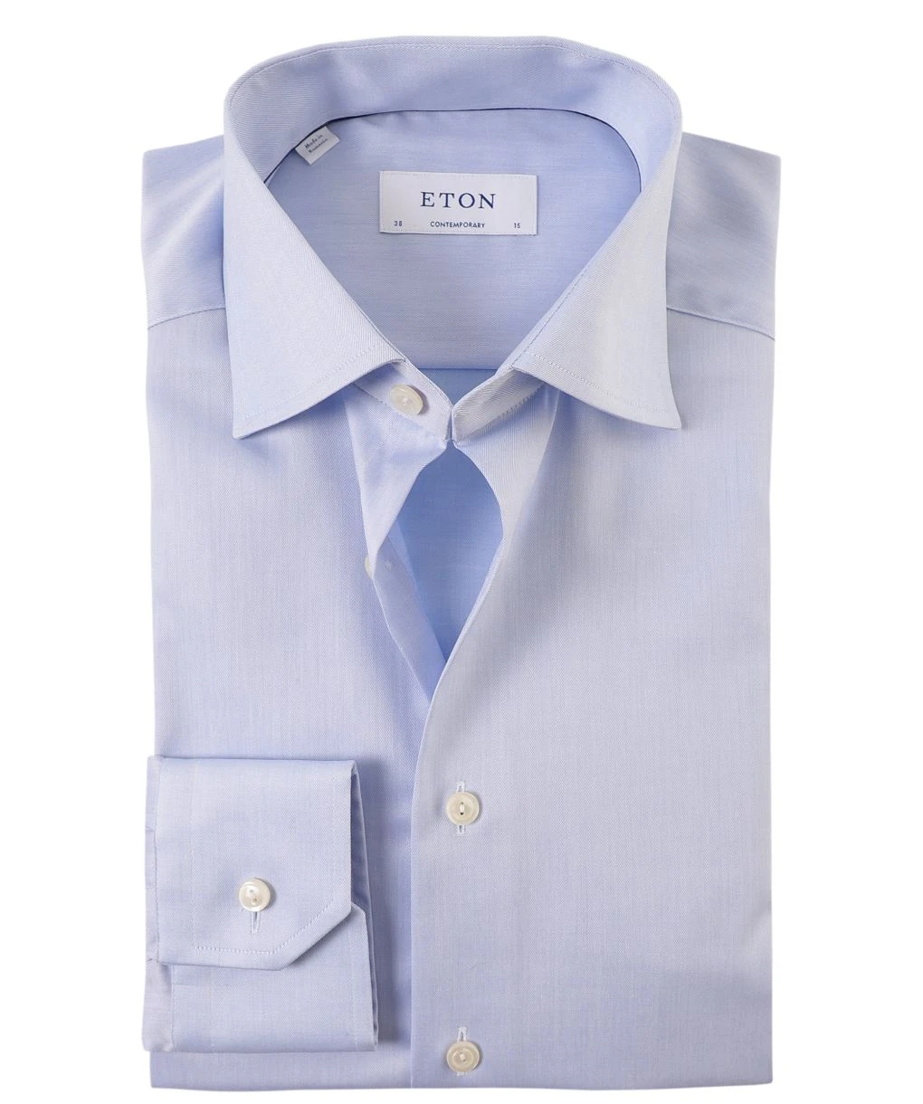 ETON Contemporary Fit Cambridge Twill Shirt 3 ETON Contemporary Fit Cambridge Twill Shirt