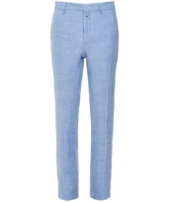 Hackett Slim Fit Delave Linen Trousers