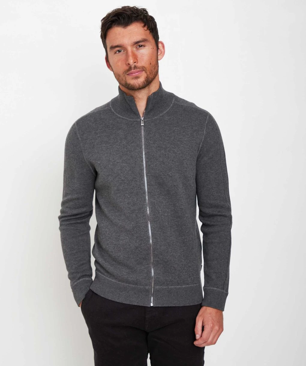 Boss Zip Mentolo Cardigan 4 Boss Zip Mentolo Cardigan - Image 2