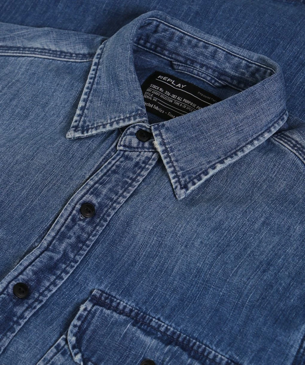 Replay Western Denim Shirt 4 Replay Western Denim Shirt - Image 2