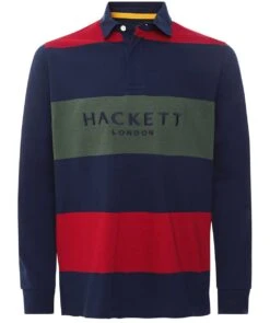 Hackett Heritage Striped Rugby Shirt